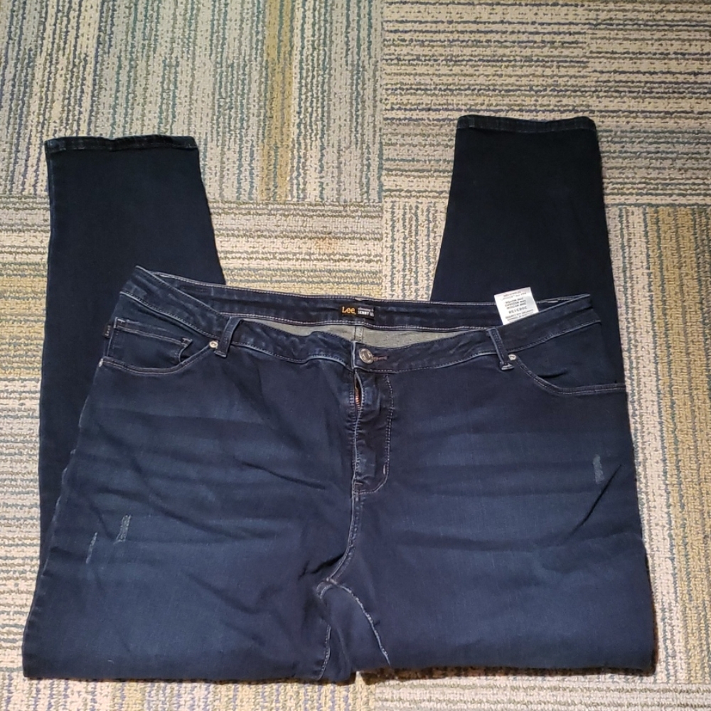 Lee Womans Dark Wash Skinny Jeans